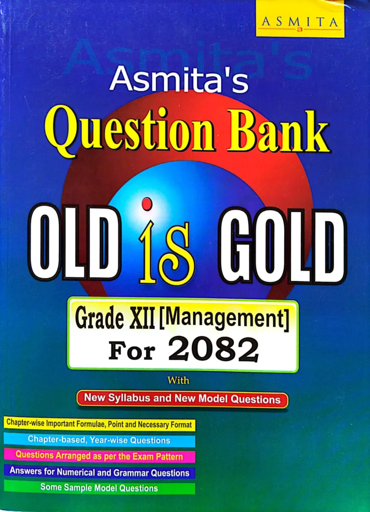 Class 12 Account – OLD is GOLD PDF 2082 (Asmita's Publication)