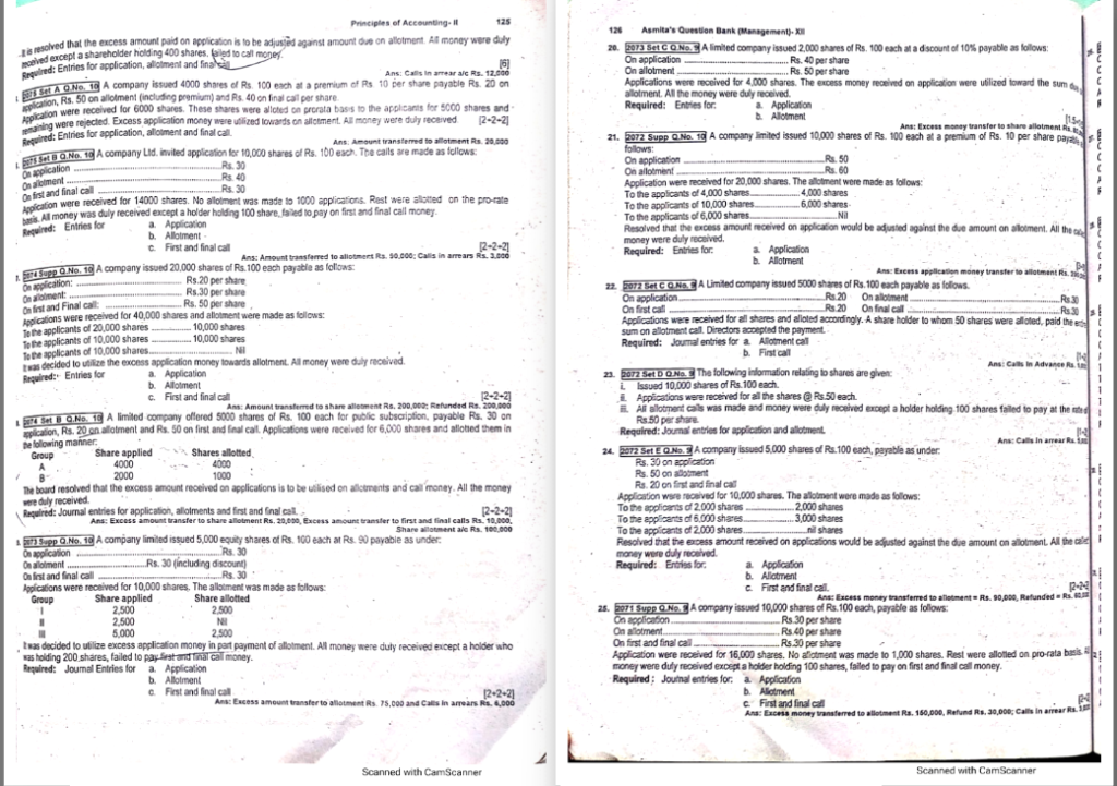 Class 12 Account – OLD is GOLD PDF 2082 (Asmita's Publication)