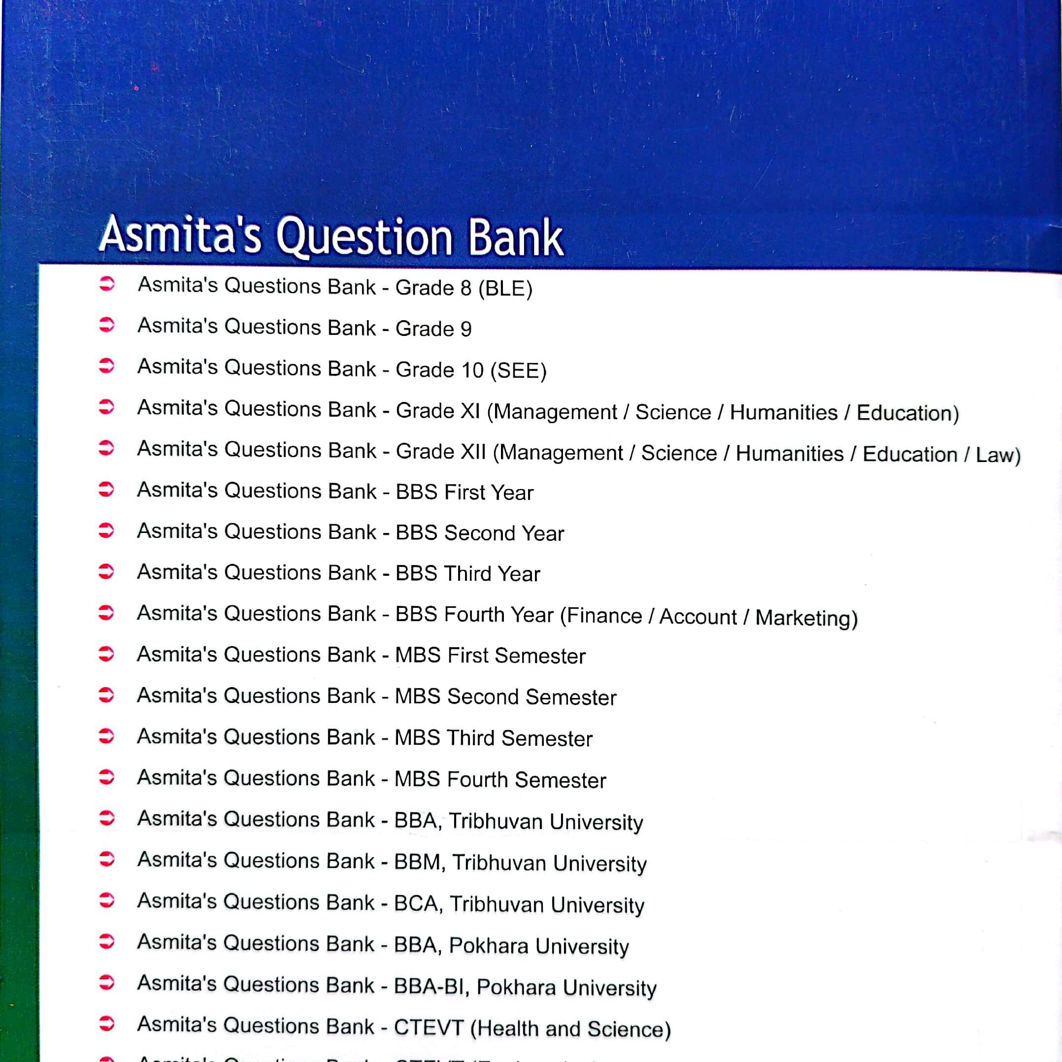 Class 12 Account – OLD is GOLD PDF 2082 (Asmita's Publication)