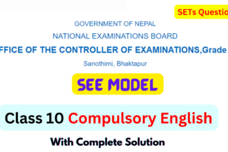 Class 10 SEE Compulsory English Model Questions 2081